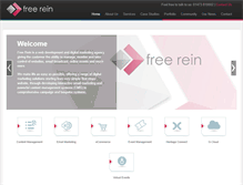 Tablet Screenshot of free-rein.net